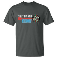 Shut Up And Throw T Shirt Funny Darts Player Gift - Wonder Print Shop