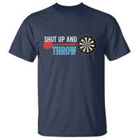 Shut Up And Throw T Shirt Funny Darts Player Gift - Wonder Print Shop