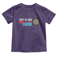 Shut Up And Throw Toddler T Shirt Funny Darts Player Gift - Wonder Print Shop