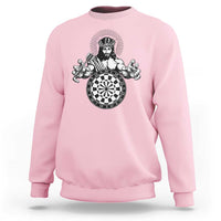 Funny Christian Dartist Gift Sweatshirt Jesus Bullseye Shooter - Wonder Print Shop
