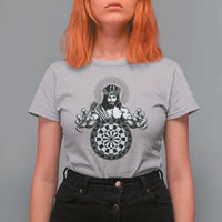 Funny Christian Dartist Gift T Shirt For Women Jesus Bullseye Shooter - Wonder Print Shop