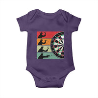 Vintage Darts Player Christian Faith Gift Baby Onesie Jesus Bullseye Shooter - Wonder Print Shop