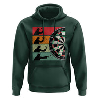 Vintage Darts Player Christian Faith Gift Hoodie Jesus Bullseye Shooter - Wonder Print Shop