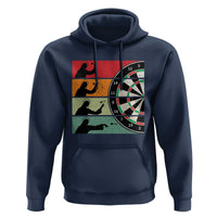 Vintage Darts Player Christian Faith Gift Hoodie Jesus Bullseye Shooter - Wonder Print Shop
