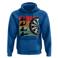 Vintage Darts Player Christian Faith Gift Hoodie Jesus Bullseye Shooter - Wonder Print Shop