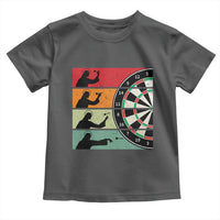 Vintage Darts Player Christian Faith Gift Toddler T Shirt Jesus Bullseye Shooter - Wonder Print Shop