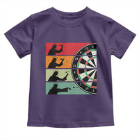 Vintage Darts Player Christian Faith Gift Toddler T Shirt Jesus Bullseye Shooter - Wonder Print Shop