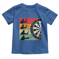Vintage Darts Player Christian Faith Gift Toddler T Shirt Jesus Bullseye Shooter - Wonder Print Shop