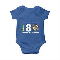 Darts Master 180 And Beer Baby Onesie Funny Bullseye Shooter Gift - Wonder Print Shop