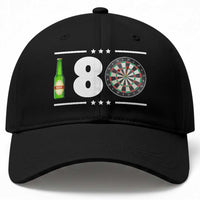 Darts Master 180 And Beer Baseball Cap Funny Bullseye Shooter Gift