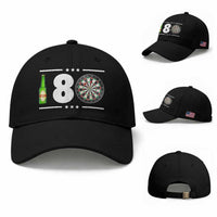 Darts Master 180 And Beer Baseball Cap Funny Bullseye Shooter Gift