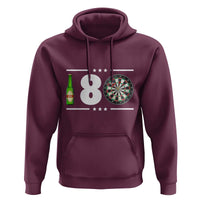 Darts Master 180 And Beer Hoodie Funny Bullseye Shooter Gift - Wonder Print Shop
