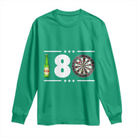 Darts Master 180 And Beer Long Sleeve Shirt Funny Bullseye Shooter Gift - Wonder Print Shop