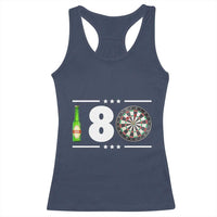 Darts Master 180 And Beer Racerback Tank Top Funny Bullseye Shooter Gift - Wonder Print Shop