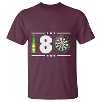 Darts Master 180 And Beer T Shirt Funny Bullseye Shooter Gift - Wonder Print Shop