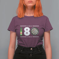 Darts Master 180 And Beer T Shirt For Women Funny Bullseye Shooter Gift - Wonder Print Shop