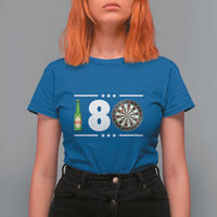 Darts Master 180 And Beer T Shirt For Women Funny Bullseye Shooter Gift - Wonder Print Shop