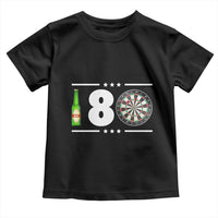 Darts Master 180 And Beer Toddler T Shirt Funny Bullseye Shooter Gift - Wonder Print Shop