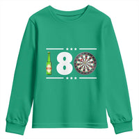 Darts Master 180 And Beer Youth Sweatshirt Funny Bullseye Shooter Gift - Wonder Print Shop