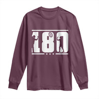 Darts 180 Max Score Player Long Sleeve Shirt Darts Fan Gift - Wonder Print Shop