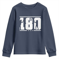 Darts 180 Max Score Player Youth Sweatshirt Darts Fan Gift - Wonder Print Shop