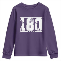 Darts 180 Max Score Player Youth Sweatshirt Darts Fan Gift - Wonder Print Shop