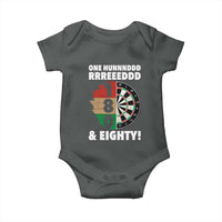 One Hundred And Eighty Baby Onesie Funny Darts Player Gift - Wonder Print Shop