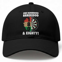 One Hundred And Eighty Baseball Cap Funny Darts Player Gift