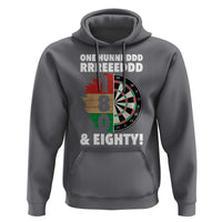 One Hundred And Eighty Hoodie Funny Darts Player Gift - Wonder Print Shop