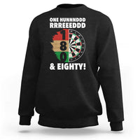 One Hundred And Eighty Sweatshirt Funny Darts Player Gift - Wonder Print Shop