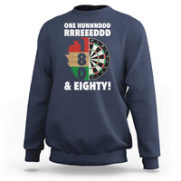 One Hundred And Eighty Sweatshirt Funny Darts Player Gift - Wonder Print Shop