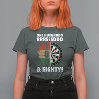 One Hundred And Eighty T Shirt For Women Funny Darts Player Gift - Wonder Print Shop