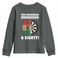 One Hundred And Eighty Youth Sweatshirt Funny Darts Player Gift - Wonder Print Shop
