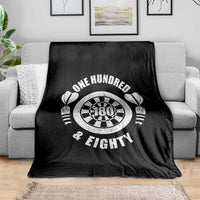 Triple 20 Master Dartist Gift Throw Blanket One Hundred And Eighty - Wonder Print Shop