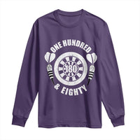 Triple 20 Master Dartist Gift Long Sleeve Shirt One Hundred And Eighty - Wonder Print Shop