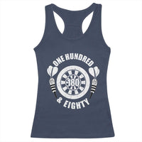 Triple 20 Master Dartist Gift Racerback Tank Top One Hundred And Eighty - Wonder Print Shop