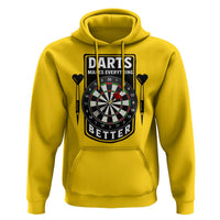 Darts Makes Everything Better Hoodie Darts Lover Gift - Wonder Print Shop