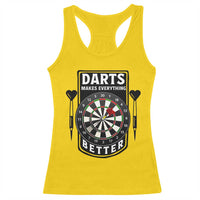Darts Makes Everything Better Racerback Tank Top Darts Lover Gift - Wonder Print Shop