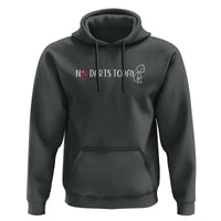 No Dart Today Hoodie Funny Dart Player Gift - Wonder Print Shop