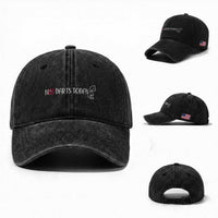 No Dart Today Washed Cotton Baseball Cap Funny Dart Player Gift