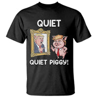 Resistance Movement Quiet Quiet Piggy T Shirt Funny Pig Political - Wonder Print Shop