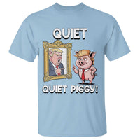 Resistance Movement Quiet Quiet Piggy T Shirt Funny Pig Political - Wonder Print Shop