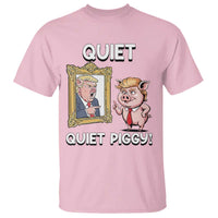 Resistance Movement Quiet Quiet Piggy T Shirt Funny Pig Political - Wonder Print Shop