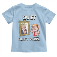 Resistance Movement Quiet Quiet Piggy Toddler T Shirt Funny Pig Political - Wonder Print Shop