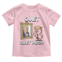 Resistance Movement Quiet Quiet Piggy Toddler T Shirt Funny Pig Political - Wonder Print Shop