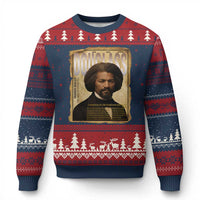 Frederick Douglass Historical Newspaper Ugly Christmas Sweater The Sage Of Cedar Hill - Wonder Print Shop