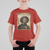 Frederick Douglass Historical Newspaper T Shirt For Kid The Sage Of Cedar Hill - Wonder Print Shop