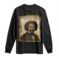 Frederick Douglass Historical Newspaper Long Sleeve Shirt The Sage Of Cedar Hill - Wonder Print Shop