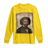 Frederick Douglass Historical Newspaper Long Sleeve Shirt The Sage Of Cedar Hill - Wonder Print Shop