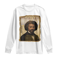 Frederick Douglass Historical Newspaper Long Sleeve Shirt The Sage Of Cedar Hill - Wonder Print Shop